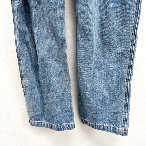 NWT Scotch & Soda Balloon Sleeve Straight Leg Denim Jumpsuit Washed Indigo sz S - Picture 8 of 16